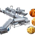 línea de producción de papas fritas