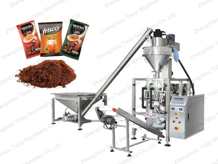 Large scale coffee powder packaging machine
