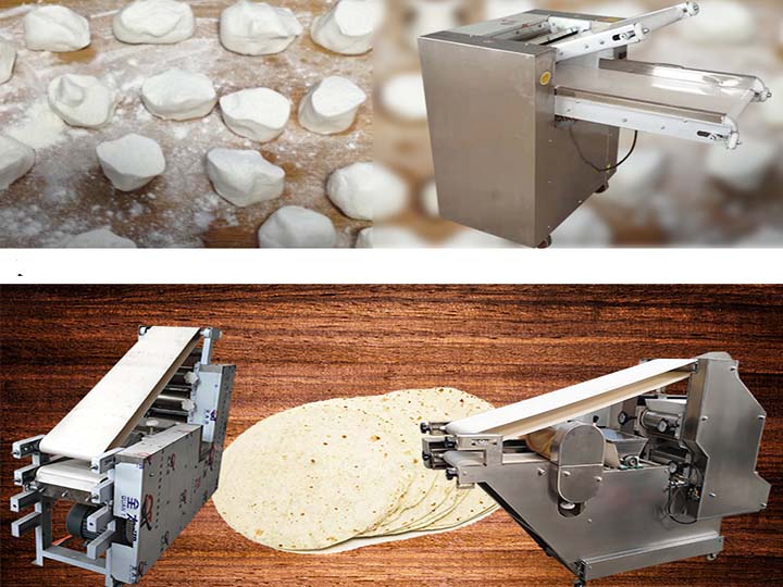 Máquina de fazer pão pita
