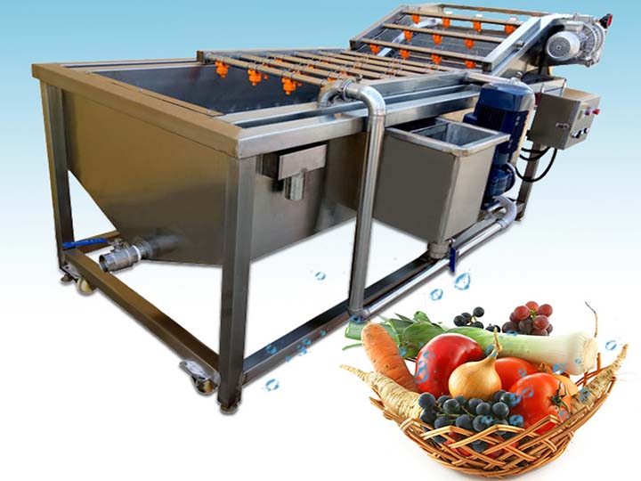 Máquina de lavar legumes e frutas