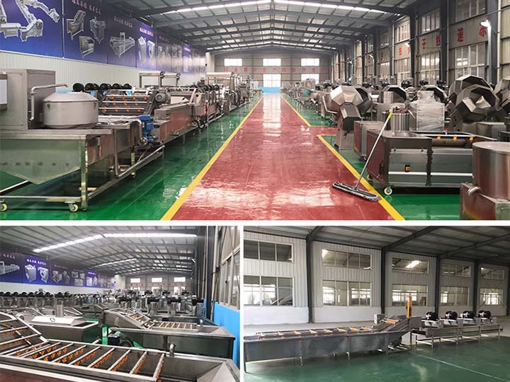 Vegetable processing machine factory