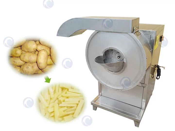 Máquina cortadora de patatas