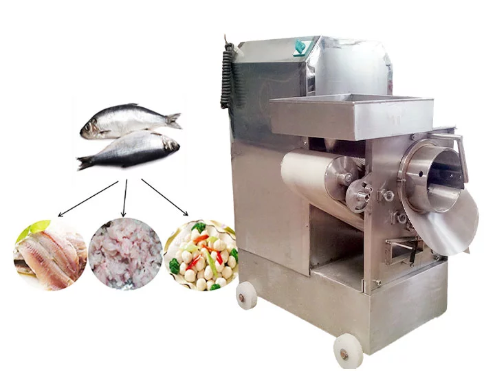maquina separadora de carne de pescado