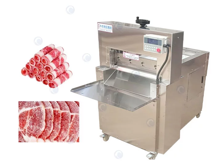 máquina de fatiar carne congelada