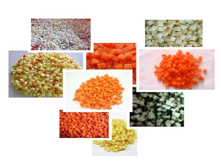 vegetable dices