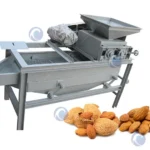 Almond shelling machine