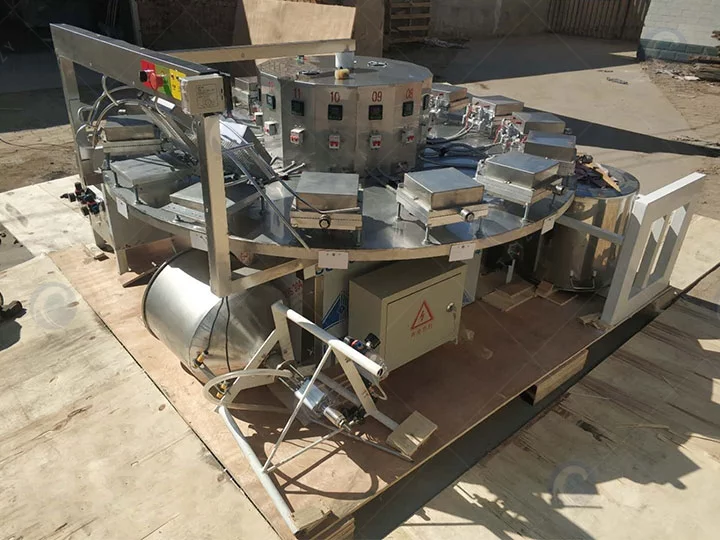 Máquina de cesta de waffle de sorvete do Iraque para envio