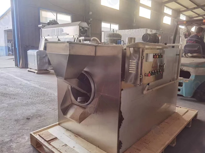 High capacity groundnut roaster machine