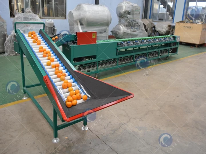 Industrial weight-based fruit and vegetable grading machine
