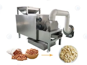 Machine à couper la moitié des cacahuètes