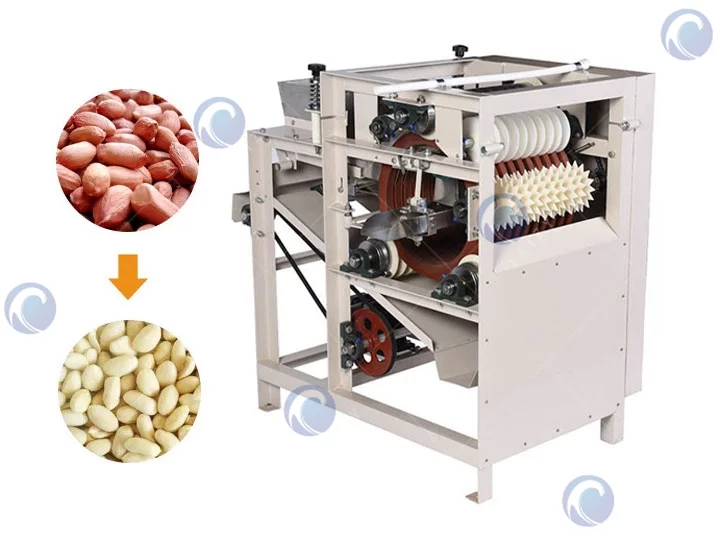 Máquina de descascar amendoim úmido